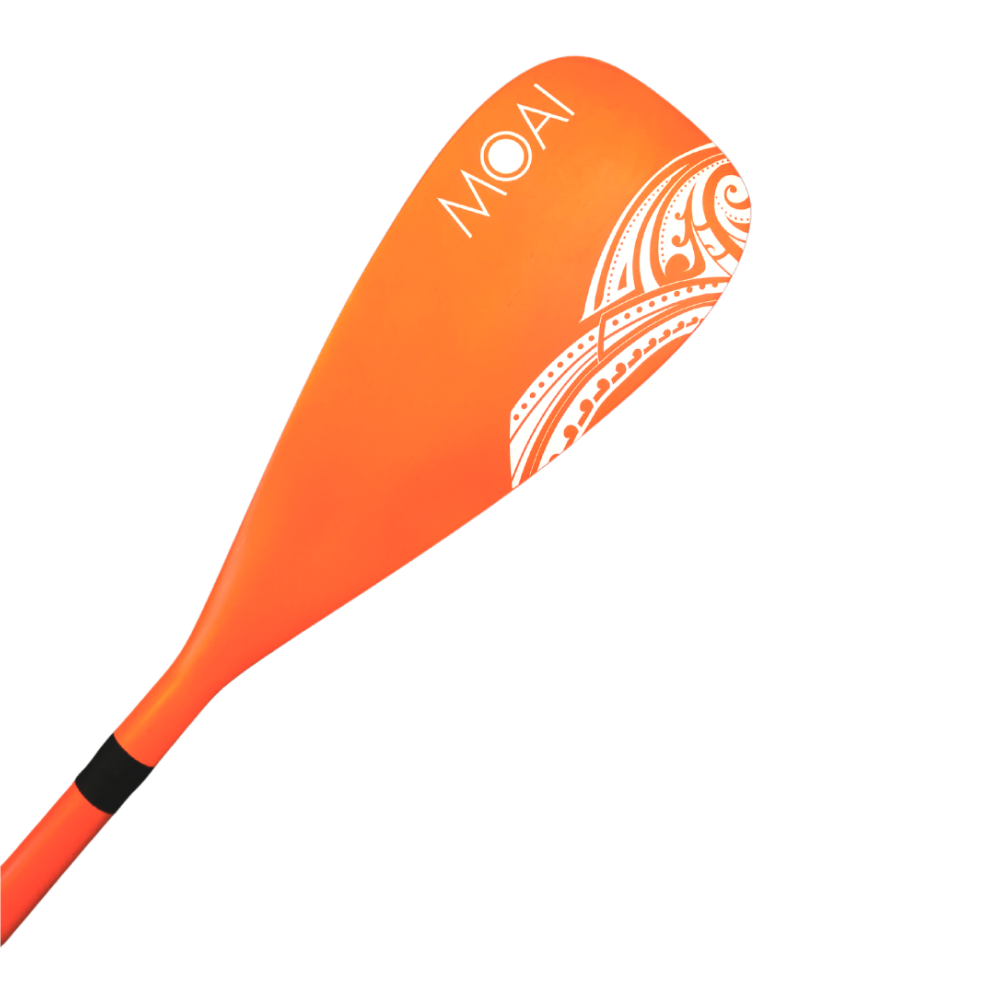 Oranges Paddel aus Carbon-Fiberglas