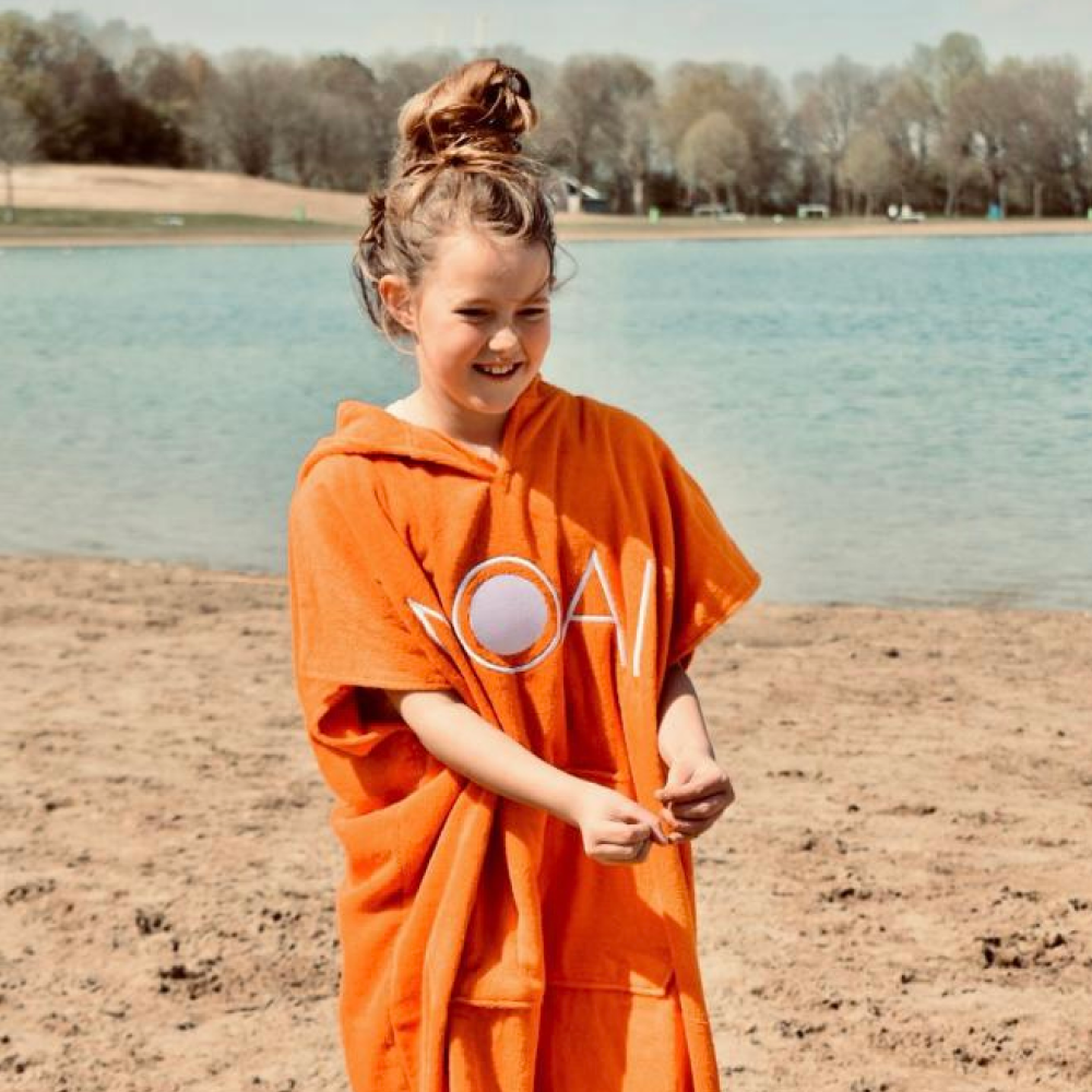 MOAI Kinder Poncho Orange