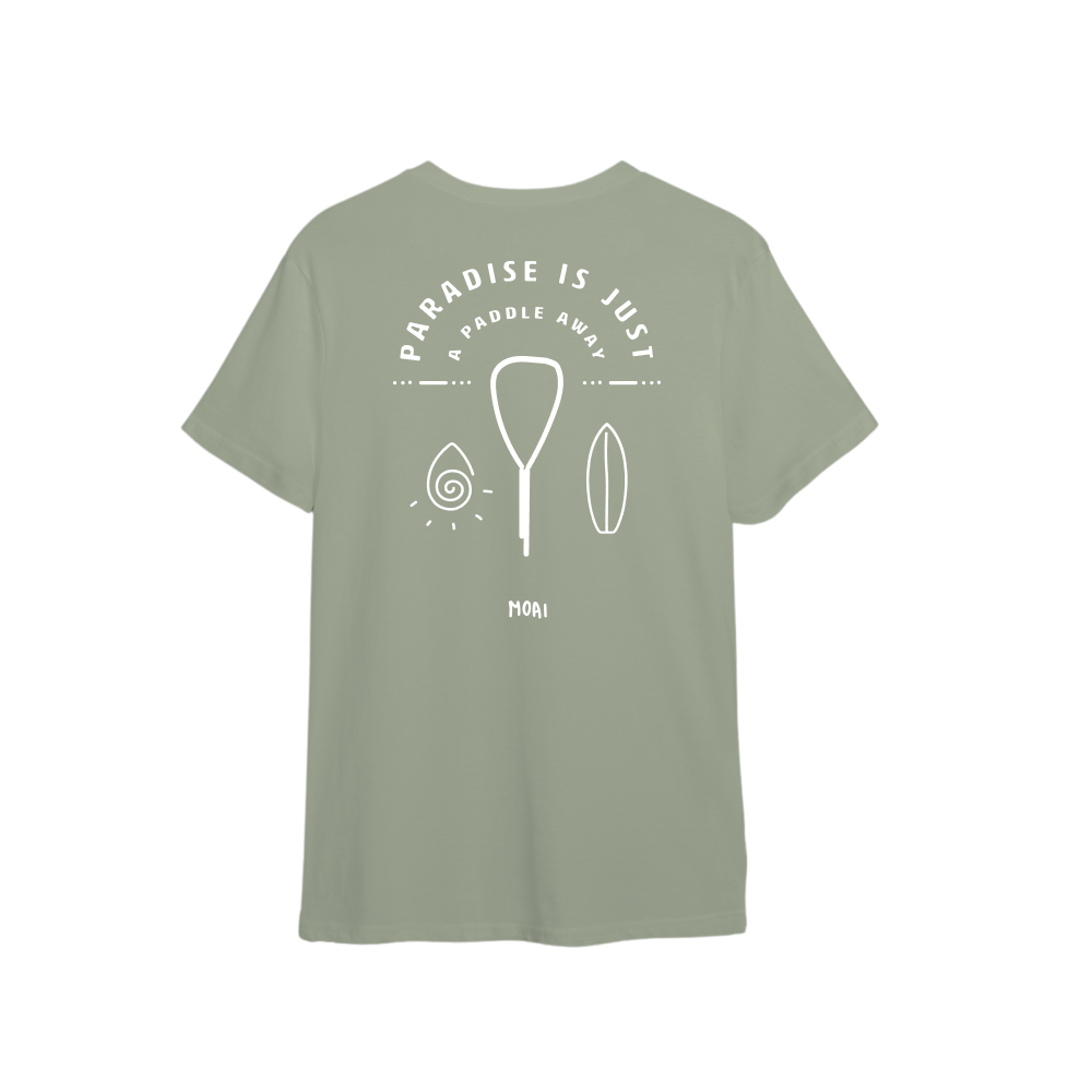 MOAI T Shirt  - Green