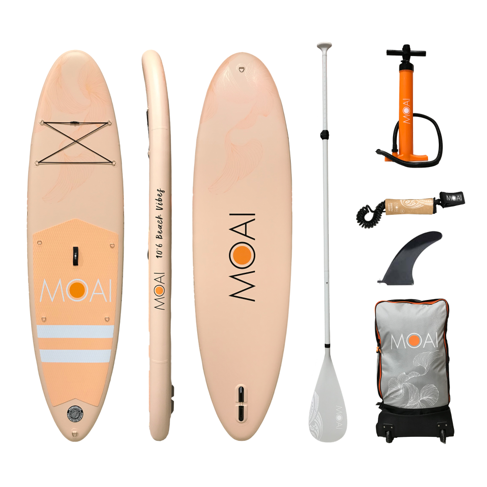 MOAI Beach Vibes SUP 10'6 Dawn Package