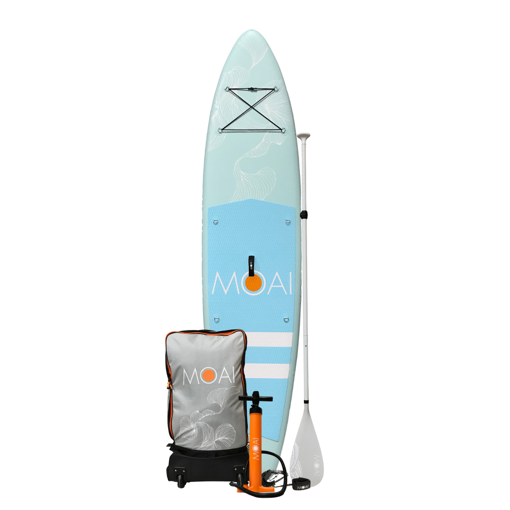 MOAI Beach Vibes SUP 11' Ocean Kayak Package