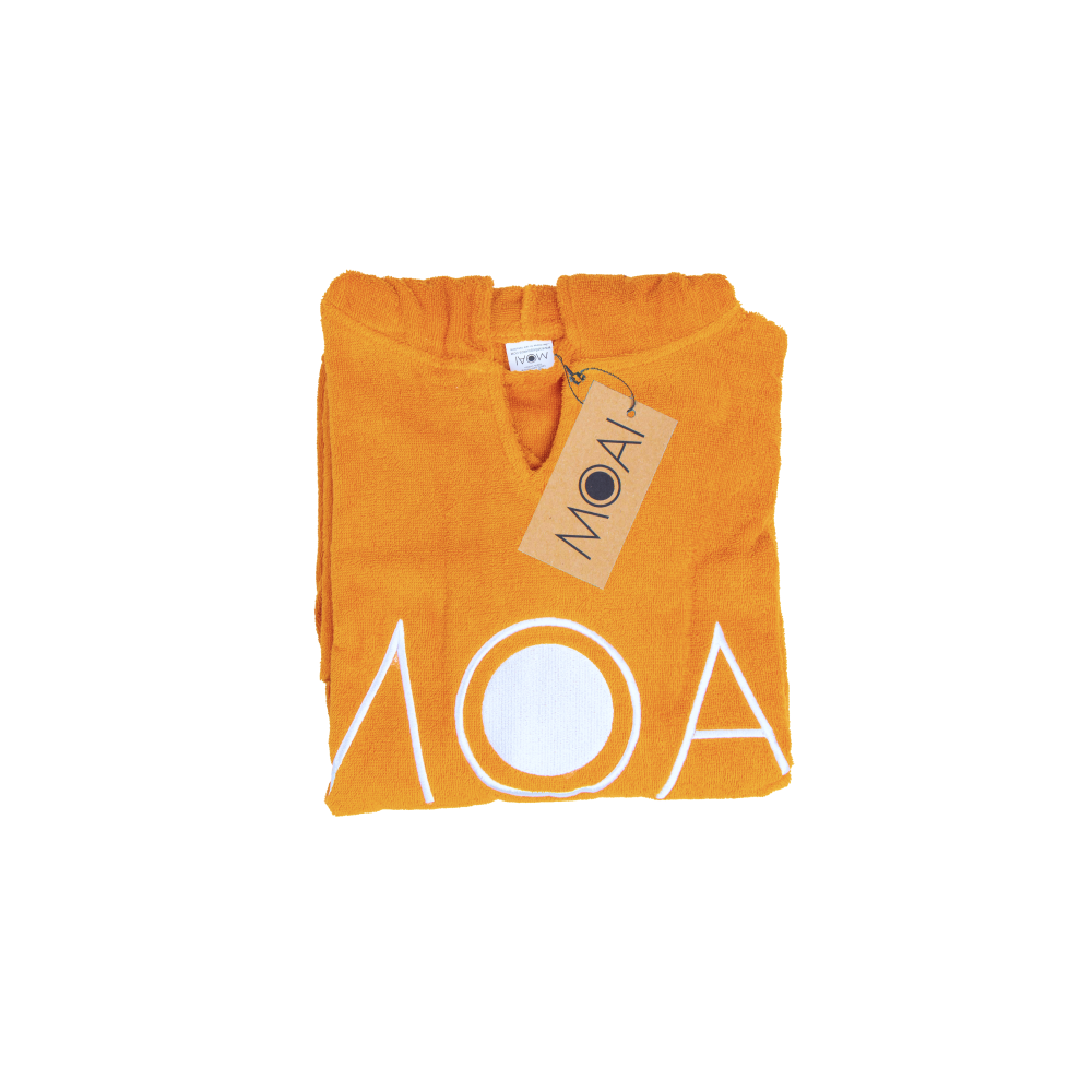 MOAI Kids Poncho Orange